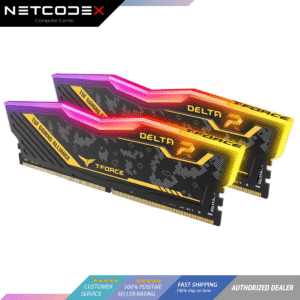 507eb33b24045f1569b553530eb8aab7.png TEAMGROUP T-Force Delta TUF Gaming Alliance RGB DDR4 32GB (2x16GB) 3200MHz (PC4-25600) CL16 Desktop Gaming Memory Ram TF9D432G3200HC16FDC01 - TUF