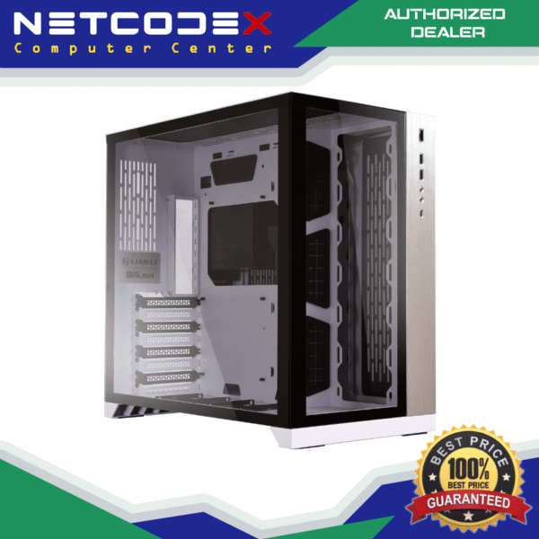 LIAN LI PC-O11 Dynamic White Tempered Glass on the Front and Left Side, Chassis Body SECC O11 Dynamic ATX Mid Tower Gaming Computer Case - PC-O11DXW