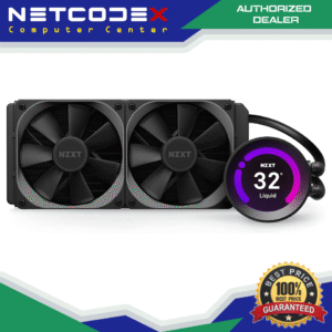 NZXT Kraken Z53 240mm **LGA 1700 bracket included** - RL-KRZ53-01 - AIO RGB CPU Liquid Cooler - Customizable LCD Display - Improved Pump - Powered by CAM V4 - RGB Connector - Aer P 120mm Radiator Fans (2 Included) LGA1700 Support