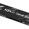 GIGABYTE AORUS NVMe Gen4 M.2 1TB PCI-Express 4.0 Interface High Performance Gaming, 3D TLC NAND, External DDR Cache Buffer, SSD GP-AG41TB