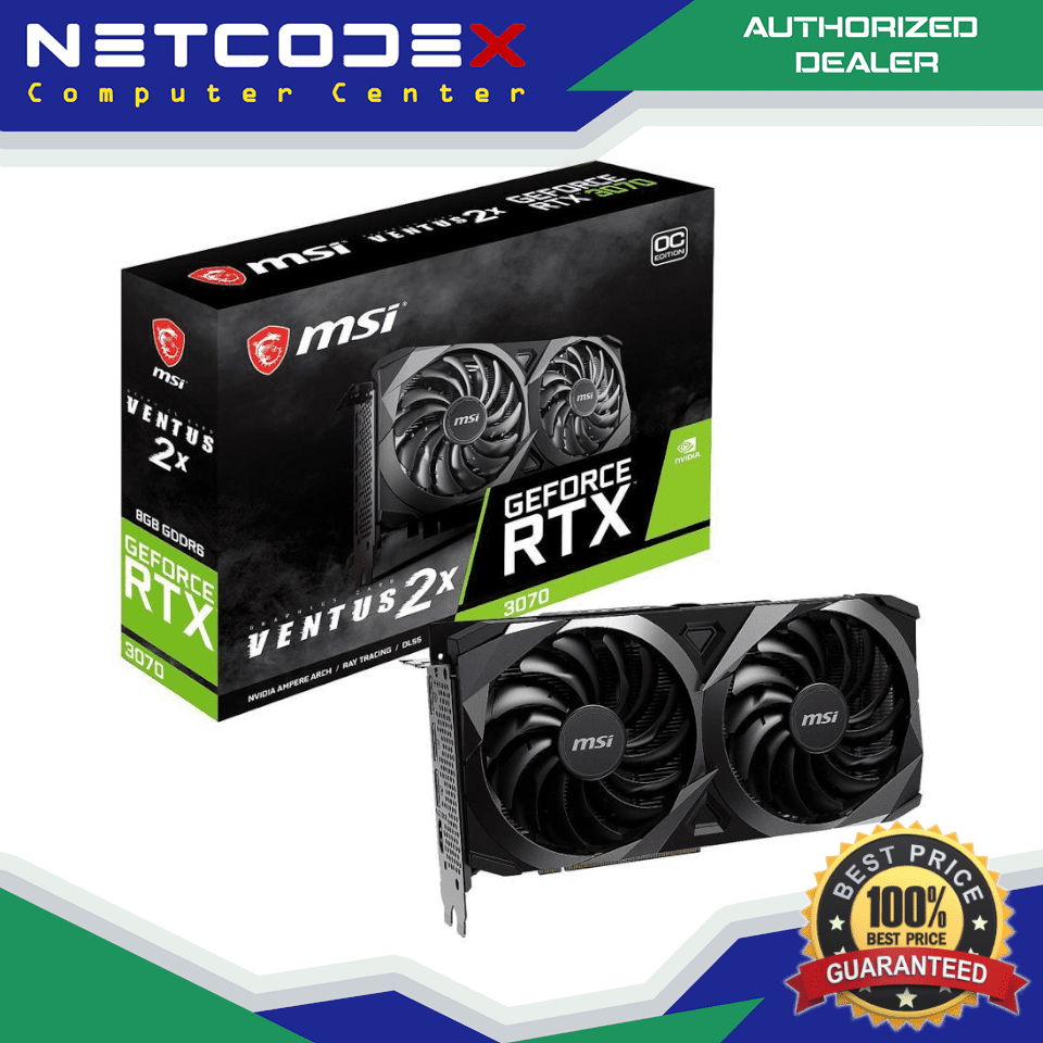 新品 非LHR GeForce RTX 3070 VENTUS 2X OC GeForce RTX™ 3070 VENTUS 2X OC
