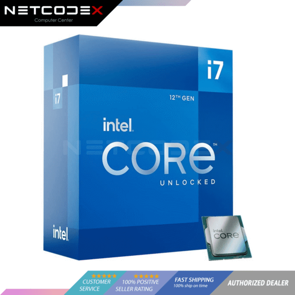Intel Core i7-12700K Desktop Processor 12 (8P+4E) Cores up to 5.0 GHz Unlocked  LGA1700 600 Series Chipset 125W