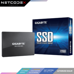 Gigabyte GIGABYTE SSD 120GB NAND Flash SATA III 2.5" Internal SSD Sequential Read speedup to 500 MB/s - GP-GSTFS31120GNTD 2.5 inches