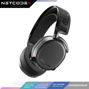 SteelSeries Arctis Pro Wireless Gaming Headset - Lossless High Fidelity Wireless + Bluetooth for PS and PC 61473 - Black