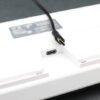 Ducky One 2 TKL RGB  Mechanical Keyboard - Cherry MX Brown Switch - PBT Double-Shot Seamless Keycaps - Detachable USB Type-C - 3 Level Angle Adjustments - Customizable RGB Light Effects, Black top white bottom (DKON1787ST-BUSPDAZT1)