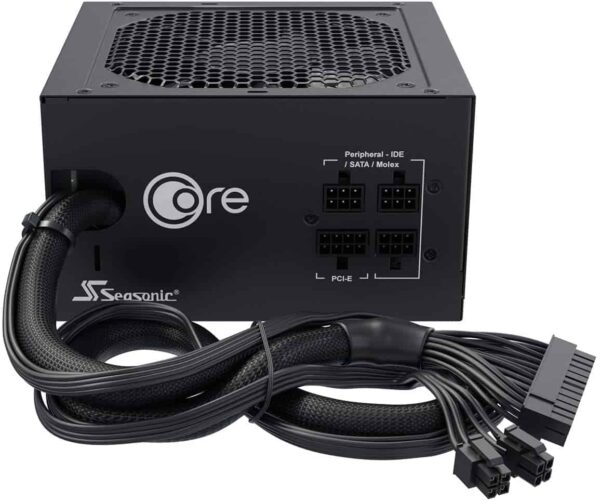 Seasonic CORE GOLD GM-650 TUF Alliance Semi Modular PC Power Supply 80 Plus 80PLUS Gold 650 Watt GM 650 TUF Gaming SSR-650LM