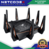 ASUS ROG Rapture WiFi 6 Gaming Router GT-AX11000 - Tri-Band 10 Gigabit Wireless Router, 1.8GHz Quad-Core CPU, WTFast, 2.5G Port, AiMesh Compatible, Included Lifetime Internet Security, AURA RGB AX11000