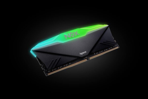 Apacer NOX RGB 16GB (2x8GB) KIT DDR4 3200MHz 1.35V CL16 (16-20-20-38) Desktop Memory Black - 2 pack