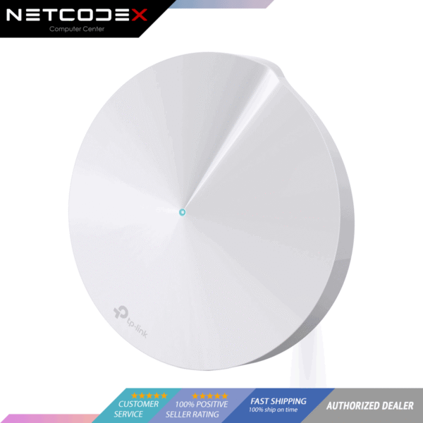 TP-Link Deco M5 Single (1-Pack) Dual Band AC1300 400Mbps 2.4GHz 867Mbps 5GHz Quad Core CPU Whole Home Mesh Wi-Fi Router