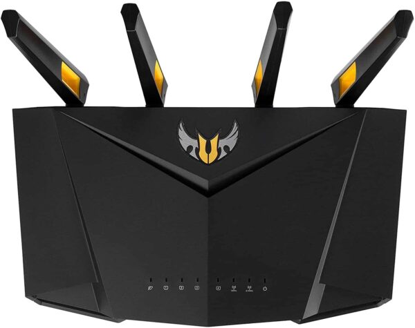 ASUS TUF Gaming AX3000 Dual Band WiFi 6 Gaming Router with dedicated Gaming port, AiMesh for mesh WiFi and AiProtection Pro network security