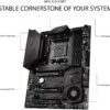 MSI Meg X570 Unify Motherboard (AMD AM4, DDR4, PCIe 4.0, SATA 6GB/s, M.2, USB 3.2 Gen 2, Ax Wi-Fi 6, Bluetooth 5, ATX)