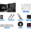 MSI PRO B550M PRO-VDH WIFI AM4 AMD B550 SATA 6Gb/s Micro ATX AMD Motherboard