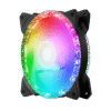 Cooler Master MasterFan MF120 Prismatic 3-in-1 (3-pack) Fan w/Controller Addressable RGB 120mm w/ Radiant Crystalline Lighting Effect-Crystallized Loop w/Tri-Loop ARGB Lighting, 24+6 Individually controlled LEDs, A-RGB PC Case Fan (MFY-B2DN-203PA-R1)