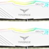 Teamgroup T-Force Delta RGB WHITE 16GB (2 x 8GB) CL16 288-Pin DDR4 SDRAM DDR4 3200 (PC4 25600) Intel XMP 2.0 Desktop Memory Model Tforce 3200mhz TF4D416G3200HC16CDC01