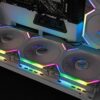 Lian Li Uni Fan SL120 A-RGB White PC Case Fan UF-SL120-1W (No controller included)