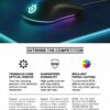 SteelSeries Rival 3 Gaming Mouse - 8,500 CPI TrueMove Core Optical Sensor - 6 Programmable Buttons - Split Trigger Buttons - Brilliant Prism RGB Lighting (62513)