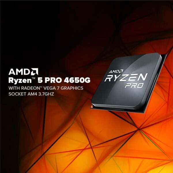AMD Ryzen 5 PRO 4650G Processor 7nm 3.7Ghz 6 cores 12 Threads Processor only (Tray Type / MPK) w/ Heatsink and Fan