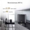 ASUS ZenWiFi AX6600 Tri-Band Mesh WiFi 6 System 2-PACK (XT8 2PK) - Whole Home Coverage up to 5500 sq.ft & 6+ rooms, AiMesh, Included Lifetime Internet Security, Easy Setup, 3 SSID, Parental Control, Black