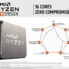 AMD Ryzen 9 5950X 3.4 GHz 16-Core AM4 Boxed Processor | PH Market/Local Release