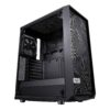 Fractal Design Meshify C Black ATX High-Airflow Compact Dark Tint Tempered Glass Window Mid Tower Computer Case, Blackout FD-CA-MESH-C-BKO-TG