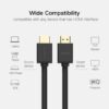 UGREEN HDMI Cable 2.0 - 2 meters - Full Copper with Ethernet 4K Male to Male High Speed HDMI Adapter 3D 2M - HD104 -10107