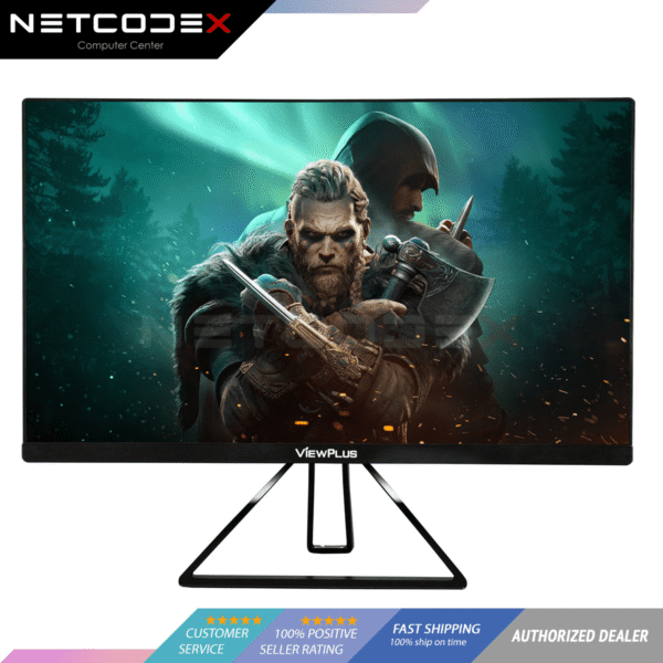 ViewPlus ML-22H 21.5" Flat Panel 1920x1080 144hz FHD VA Frameless HDMI +1 DP+ 1 Audio Out Vesa Mount Adaptive Sync