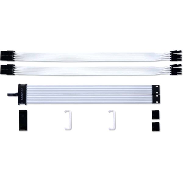 LIAN LI Strimer Plus V2 8 Pin (PW8-PV2) **New for 2022** - Addressable RGB VGA Power Cable-(No Controller Included ) - for Dual 8 PIN GPU Connector