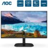 AOC 24B2XH 24" Full HD IPS Monitor, 75hz 3-Sided Frameless & Ultra Slim HDMI and VGA inputs, Low Blue Mode, VESA compatible, Black