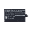 Cooler Master MWE 550 80+ 550W PSU with HDB Silent 120mm Fan, Single +12V Rail, Flat Black Cables 80 Plus MPE-5501-ACABW-US