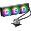 LIAN LI GALAHAD AIO 360 RGB BLACK, Triple 120mm Addressable RGB Fans AIO CPU Liquid Cooler AM4 Intel Ryzen LGA 1200 2011 2066 GA-360B-BLACK