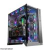 LIAN LI UNI FAN SL120 RGB WHITE 3X 3PACK 12CM/120MM FAN PACK WITH CONTROLLER | UF-SL120-3W | SL 120 | 3 in 1 | 3in1