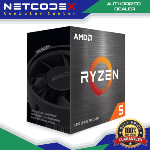 AMD Ryzen 5 5600X 6-core, 12-Thread Unlocked Desktop Processor with Wraith Stealth Cooler **Official PH Flag Sticker Local Release/Warranty** Part #: 100-100000065BOX Boxed CPU