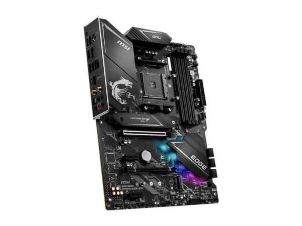MSI MPG B550 GAMING EDGE WIFI Gaming Motherboard (AMD AM4, DDR4, PCIe 4.0, SATA 6Gb/s, M.2, USB 3.2 Gen 2, AX Wi-Fi 6, HDMI/DP, ATX, AMD Ryzen 5000 Series processors)