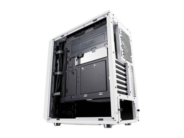 Fractal Design Meshify C WHITE ATX High-Airflow Compact Light Tint Tempered Glass Window Mid Tower Computer Case, FD-CA-MESH-C-WT-TGC