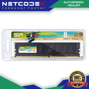 Silicon Power 8GB (1 x 8GB) DDR4 3200 CL 22 (PC4 25600) 288-Pin 3200mhz DDR4 SDRAM Desktop Memory Model # SP008GBLFU320B02