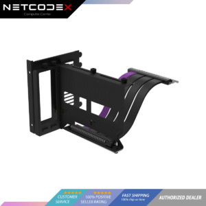 Cooler Master Gen4 Universal Vertical Graphics Card Holder Kit V2 (PCIe 4.0) - MCA-U000R-KFVK02 - For Full Tower / Standard ATX Chassis with at least 7 available PCI slots / Gen4 / Gen 4/ GPU Holder PCIe 4 / PCIe4 Riser Cable Included
