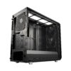 Fractal Design Meshify S2 Black ATX Modular High-Airflow Light Tint Tempered Glass Window Mid Tower Computer Case, Blackout FD-CA-MESH-S2-BKO-TGL