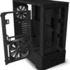 NZXT H510 Flow - CA-H52FB-01 - Compact ATX Mid-Tower PC Gaming Case - Perforated Front Panel - Tempered Glass Side Panel - Cable Management System - Water-Cooling Ready - Black