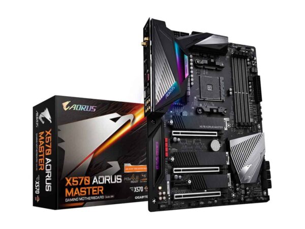 GIGABYTE X570 AORUS MASTER AMD Ryzen 3000 PCIe 4.0 SATA 6Gb/s USB 3.2 AMD X570 ATX Motherboard