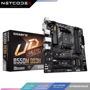 90c1539fb09f72cbb8b4b77849c83810.png GIGABYTE B550M DS3H AM4 AMD B550 Micro-ATX Motherboard with Dual M.2, SATA 6Gb/s, USB 3.2 Gen 1, PCIe 4.0