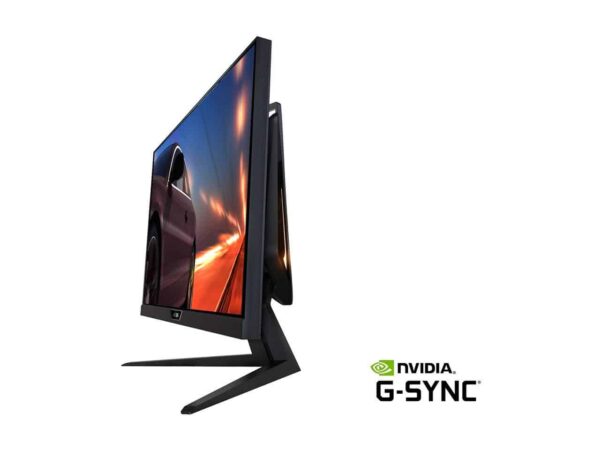 AORUS FI27Q-X 27" 240Hz 1440P HBR3, Adaptive-Sync, FreeSync Premium, G-Sync Compatible, SS IPS Gaming Monitor, Exclusive Built-in ANC, 2560 x 1440, 0.3ms Response Time, HDR, 93% DCI-P3, 1x DisplayPort 1.4, 2x HDMI 2.0, 2x USB 3.0 GP-FI27Q-X-AP