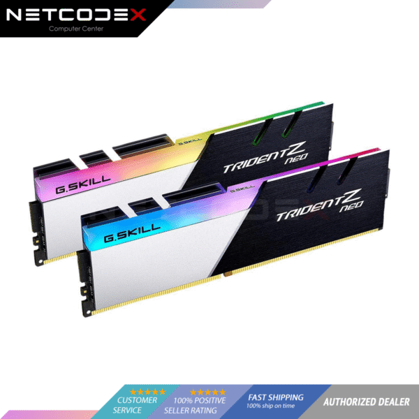 9528dd34d4d1c1089e7fe04a2a0c526e.png G.Skill Trident Z NEO Series 64GB (2 x 32GB) 288-Pin SDRAM PC4-28800 DDR4 3600 CL18-22-22-42 **Local PH Release and Warranty** 1.35V Dual Channel Desktop Memory Model F4-3600C18D-64GTZN