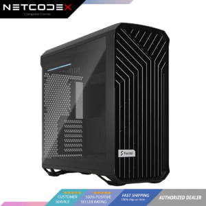 Fractal Design Torrent Black TG Light Tint (with Updated Fan Hub v1.1) E-ATX Tempered Glass Window High-Airflow Mid Tower Computer Case FD-C-TOR1A-01