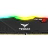 Teamgroup T-Force Delta RGB BLACK 16GB (2 x 8GB) CL16 288-Pin DDR4 SDRAM DDR4 3200 (PC4 25600) Intel XMP 2.0 Desktop Memory Model Tforce 3200mhz - TF3D416G3200HC16CDC01