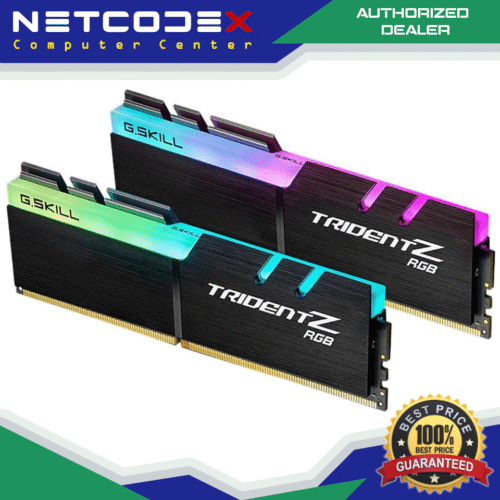 G.Skill Trident Z RGB Series 32GB (2 x 16GB) 288-Pin SDRAM PC4-28800 DDR4 3600 CL18-22-22-42 1.35V Dual Channel Desktop Memory Model F4-3600C18D-32GTZR