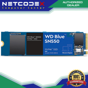 Western Digital 500GB WD Blue SN550 NVMe Internal SSD - Gen3 x4 PCIe 8Gb/s, M.2 2280, 3D NAND, Up to 2,400 MB/s - WDS500G2B0C