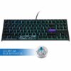 Ducky One 2 TKL RGB Mechanical Keyboard - Cherry MX Blue Switch - PBT Double-Shot Seamless Keycaps - Detachable USB Type-C - 3 Level Angle Adjustments - Customizable RGB Light Effects, Black top white bottom (DKON1787ST-CUSPDAZT1)