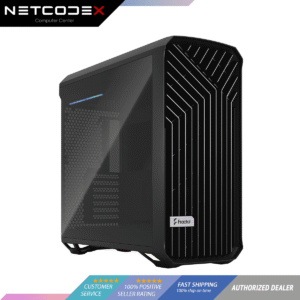 Fractal Design Torrent TG Black Dark Tint (with Updated Fan Hub v1.1) E-ATX Tempered Glass Window High-Airflow Mid Tower Computer Case FD-C-TOR1A-06