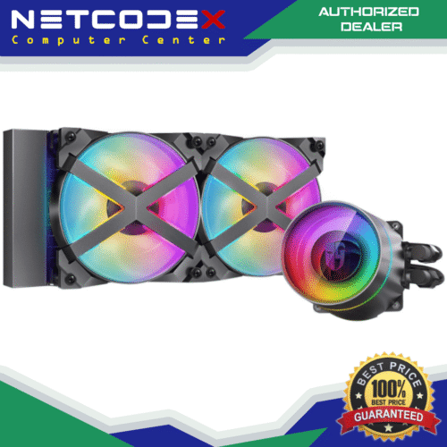 DEEPCOOL CASTLE 240EX RGB **w/ LGA 1700 support** RADIANT PERFORMANCE 240MM LIQUID CPU COOLER DP-GS-H12-CSL240EX-RGB