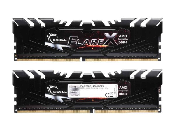 G.SKILL Flare X Series 16GB (2 x 8GB) 288-Pin DDR4 SDRAM DDR4 3200 (PC4 25600) (Desktop Memory) Gskill Model F4-3200C14D-16GFX